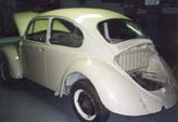 66 vw bug; just painted