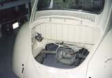66 vw bug; just painted