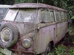Volkswagen 23 Window Samba Bus Stored in Forgotten VW junkyard