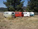Volkswagen Wrecking Yard With Collection of Very Original VW Split Window Buses