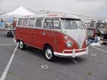 Un-restored Volkswagen 13-window deluxe bus with original paint