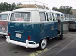 Beautifully restored Volkswagen 13 window deluxe bus is for sale