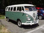 Volkswagen 13-window deluxe bus for sale at the NW Shoreline Meet