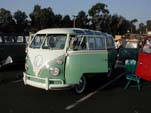 Restored Volkswagen 21-window deluxe samba bus