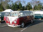 Restored Volkswagen 21 window samba bus