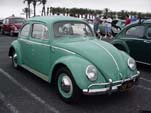 Vintage Volkswagen bug painted stock turquoise L380 color