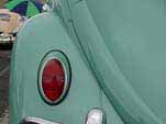 Restored VW bug with Stock Turquoise L-380 paint job