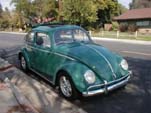 Restored 1962 Volkswagen ragtop beetle