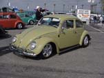 Lowered Volkswagen hardtop bug sedan