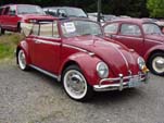 Restored Volkswagen red convertible for sale