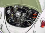 Restored VW bug with a rare vintage Judson Super Charger