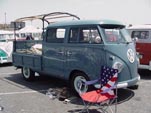 Beautifully Restored Dove Blue Volkswagen Truck is a Rare Binz Double Cab Conversion