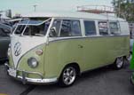 Restored Volkswagen Microbus With safari windows