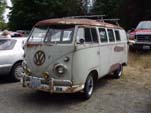 Rusted but original Volkswagen kombi bus