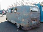 Slammed Volkswagen kombi bus with great patina