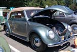 Completely restored 1954 Volkswagen convertible bug