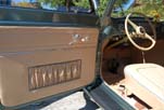 New upholstered door panels in the restored 1954 Volkswagen convertible bug