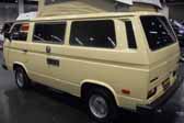 Volkswagen Vanagon original paint color sample of Ivory #L567, sales code B9